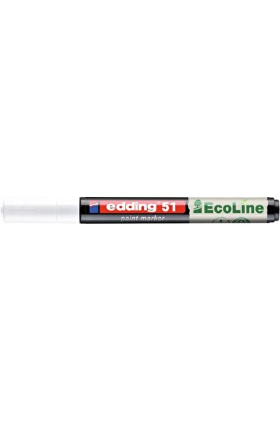 Edding Marker cu ulei ALB EcoLine 1-2mm sticlă metal plastic lemn cauciuc x 5...