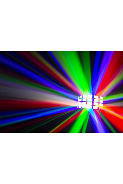 NO BRAND Efect Derby LED RGBW Stroboscop DMX Telecomandă IEC