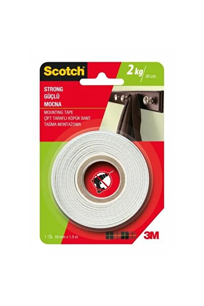3M Scotch-Fix bandă adezivă dublă pentru montaj 19mm x 1,5m x2