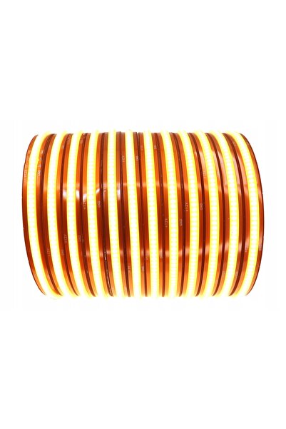 NO BRAND Bandă luminoasă LED COB tip neon, 12V, 5M, 528 LED-uri, Alb Cald 300...