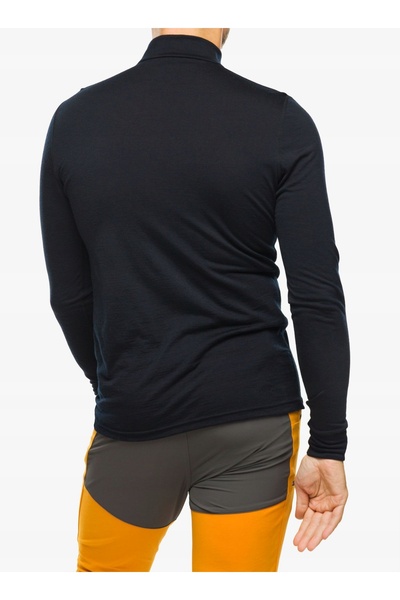 Odlo Bluză termică Merino 200 BL Top cu guler înalt și jumătate de fermoar - ...