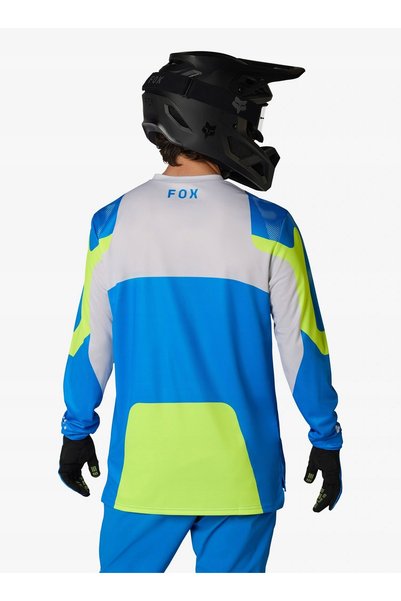 Fox Bluza enduro Ranger LS Jersey Tactile - albastru bijuterie S