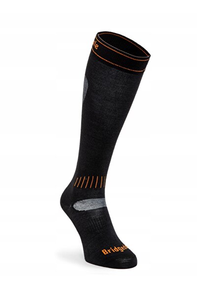 NO BRAND Șosete de schi Bridgedale Ski Ultra Fit Merino P - negru/portocaliu ...