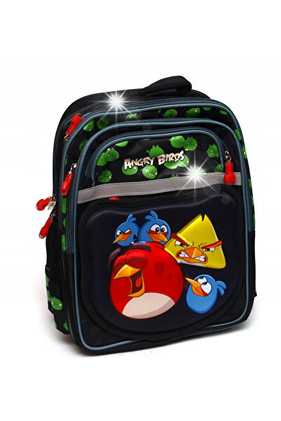NO BRAND Ghiozdan școlar ergonomic Angry Birds 3D