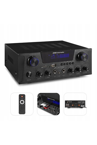 NO BRAND Amplificator Karaoke Profesional 2x300W USB SD BT