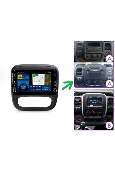 NO BRAND RADIO CU SISTEM DE NAVIGAȚIE OPEL VIVARO B 2014-2018 CU ANDROID