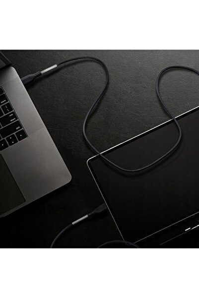 NO BRAND Cablu USB-C 240W Forcell F-Energy QC4.0 PD Carbon 1 m negru