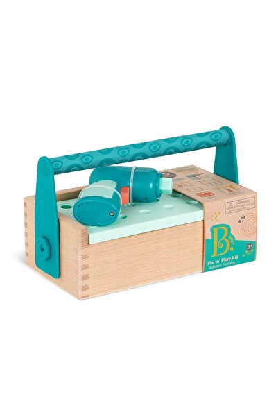 NO BRAND B.TOYS Cutie de lemn Micul Maestru cu bormașină 2058