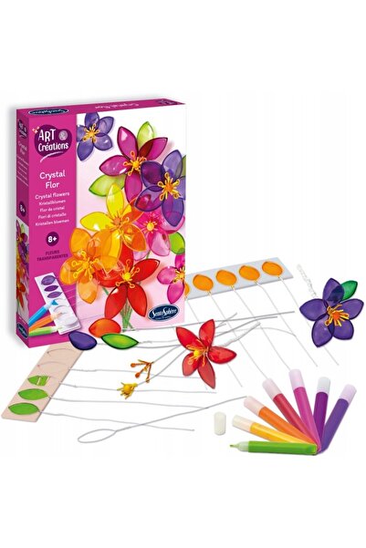 NO BRAND SentoSphere: set ART Kwiaty Crystal Flor 8+ 9510