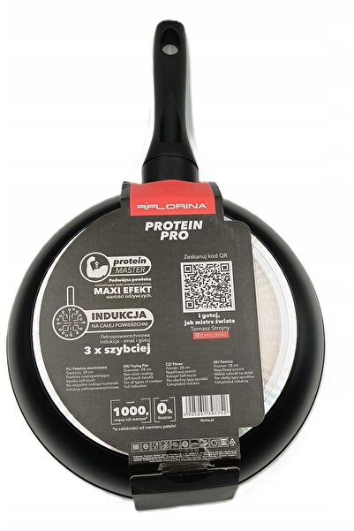NO BRAND Tigaie tradițională Florina Protein Pro 28 cm aluminiu