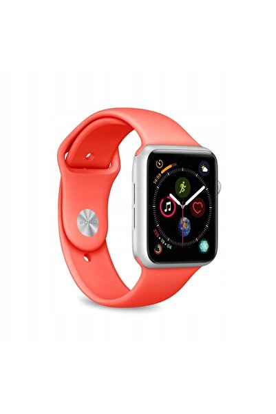 Puro Curea din silicon ICON Band pentru Apple Watch 38/40/41 mm Coral