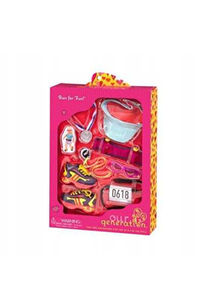 NO BRAND Our Generation: set de accesorii - Run for Fun! CĂLĂTORII DE COMPETI...