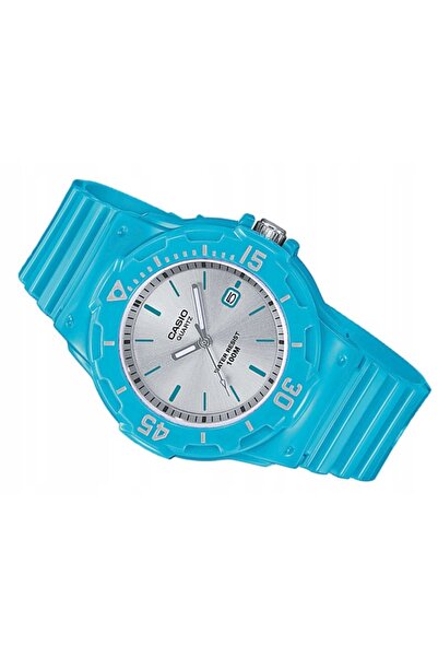 Casio Ceas LRW-200H-2E3VEF pentru fete, albastru, argintiu, rezistent la apă