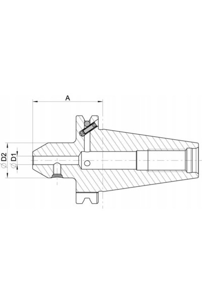 NO BRAND Suport de prindere Weldon DIN69871ADB SK40 D14 mm,