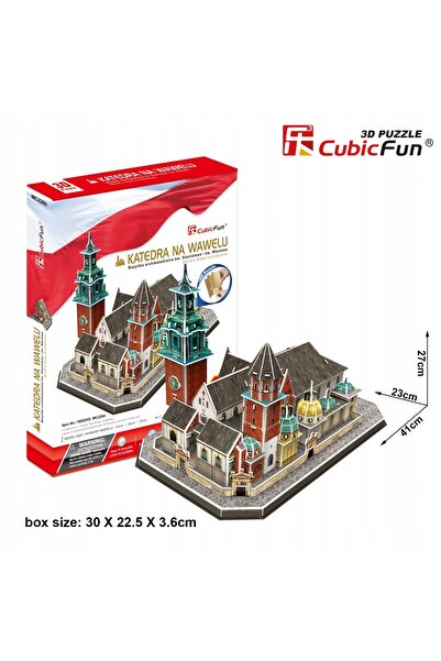 NO BRAND Puzzle 3D 101 piese. Catedrala de pe Wawel 32470