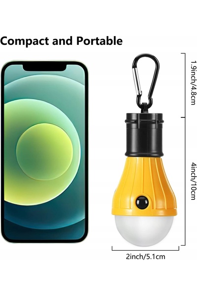 NO BRAND PEMOTech Lămpi de camping LED pentru drumeții, 4 moduri, pentru cort...