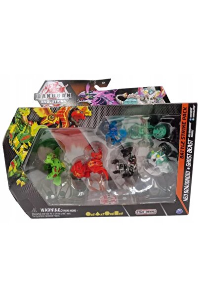 Spin Master Toys Far East BAKUGAN EVOLUTIONS BATTLE STRIKE PACK 6 FIGURINE ne...