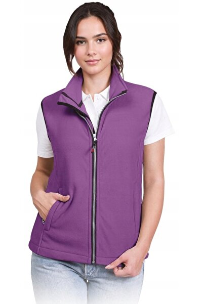 Reis Vestă din fleece pentru femei, călduroasă, fără mâneci, HONEY