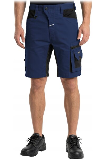 NO BRAND Pantaloni scurți de lucru, tip militar, cu buzunare, elastici.