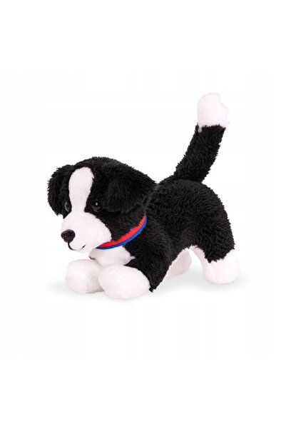 NO BRAND Cățeluș de pluș Border Collie 15 cm cu lăbuțe reglabile Our Generation