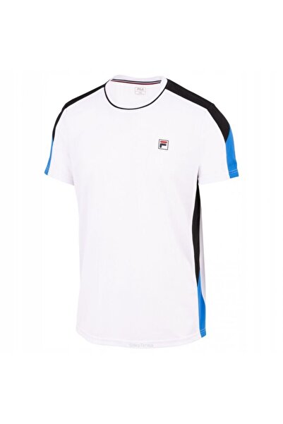 FILA Tricou tenis Gabriel alb/albastru XXL