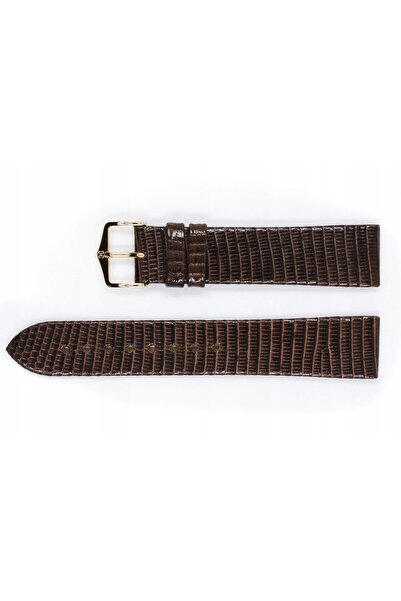 NO BRAND Curea de ceas din piele HIRSCH Lizard L - 20mm - Maro