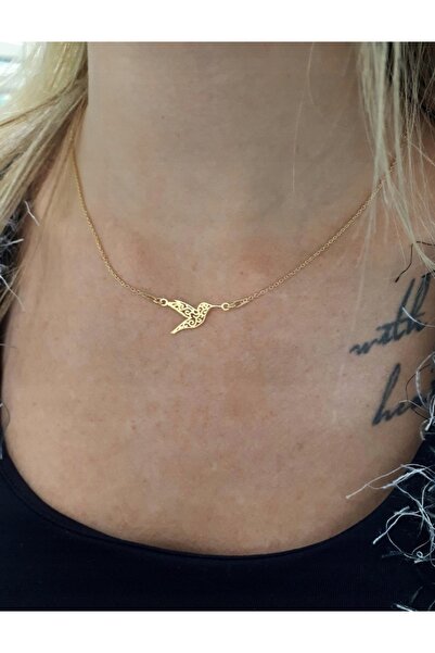 NO BRAND Set Colibri ajurat, colier și brățară, argint 925