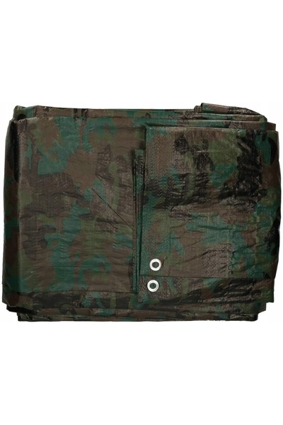 NO BRAND PLANDEKA 5x6M MORO OCHRONNA PRELATĂ DE ACOPERIRE 80G/M2 PROTECȚIE IM...