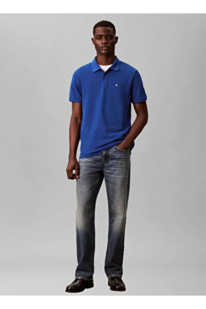 Calvin Klein Men's Brand Logo Organic Cotton Polo Collar Short Sleeve Stylish...