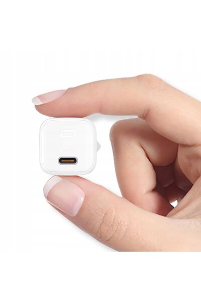 NO BRAND Încărcător de perete PA-B1 Alb Omnia Mini 1xUSB-C Power Delivery 20W 3A