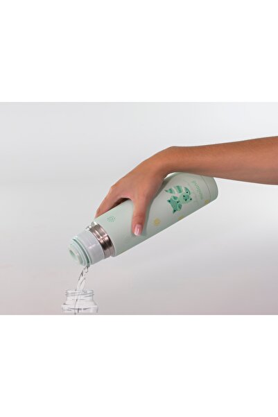 NO BRAND Termos pentru băuturi miniland 0,5 l verde