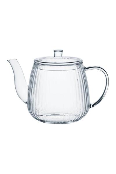 Ambition Ceainic de sticlă termorezistent, ondulat, 1,2 l