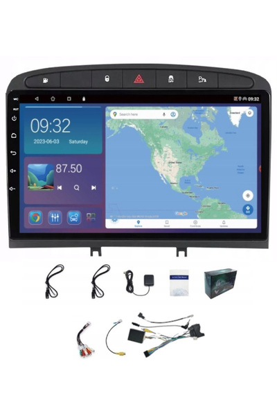 NO BRAND RADIO NAVIGAȚIE GPS PEUGEOT 308 408 WIFI CARPLAY USB 4GB 64GB