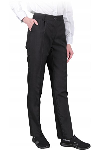 Reis Pantaloni eleganți pentru femei cu talie în tiv, LARGO-L, negru, mărimea S