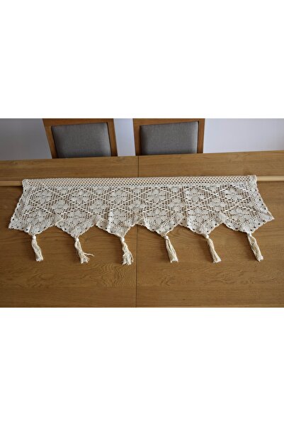 NO BRAND Zazdrostka pentru bucătărie, bumbac croșetat JEDEKA 559, 30 x 100 cm