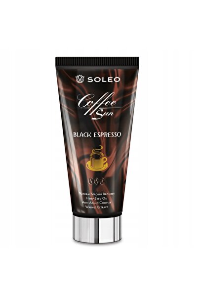 NO BRAND SOLEO BLACK ESPRESSO 150ml BRONZANT PUTERNIC CU + BALM DE BRONZARE 1...