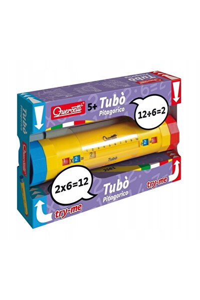 quercetti 2561 Jucărie educativă tubulară pentru învățarea Tabelului de înmul...