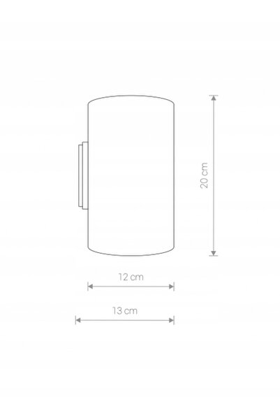 NO BRAND Aplică de perete TUBE WHITE 9317 Nowodvorski 9317