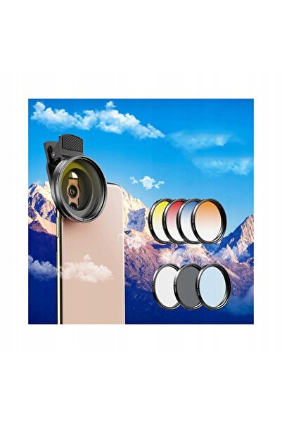 APEXEL Set de filtre 7 în 1: CPL, ND32, STAR, Half pentru telefon