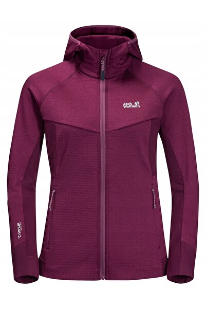 Jack Wolfskin Hanorac de damă fleece softshell termic de trekking montan L