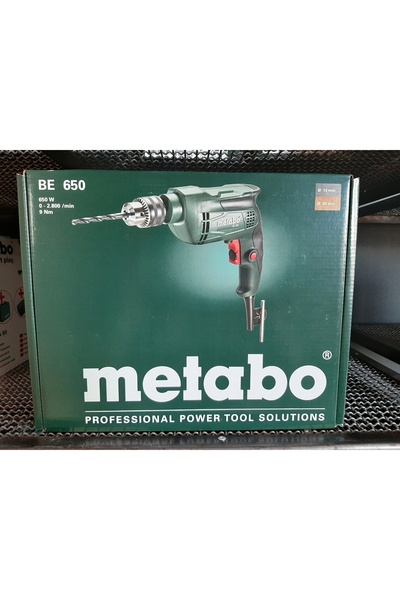 Metabo Mașină de găurit cu mandrină cu cheie BE 650 Fără impact 650W 1500RPM