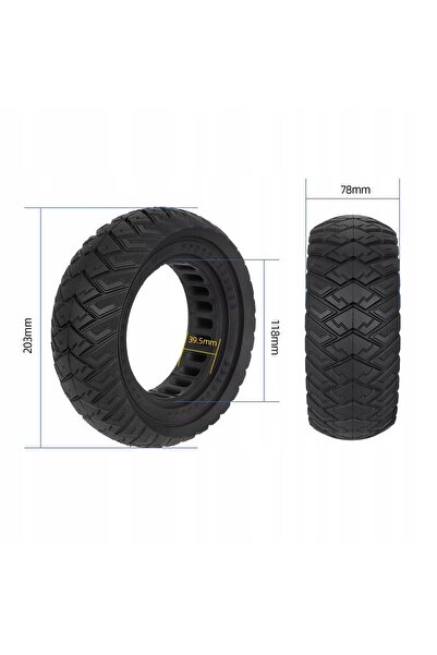 NO BRAND 2x Set anvelope 8.5x3 + 2x Levier pentru schimbarea anvelopelor pent...