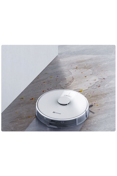 EZVIZ 4000PA RE4C Plus Aspirator robot cu funcție de spălare, bază, aplicație...