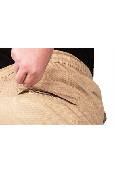 NEO Tools Pantaloni de lucru outdoor tip jogger, Dobby, bej, mărimea XXL, 81-...