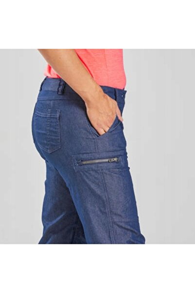 NO BRAND Pantaloni de trekking Forclaz Travel 100 2 în 1 pentru femei