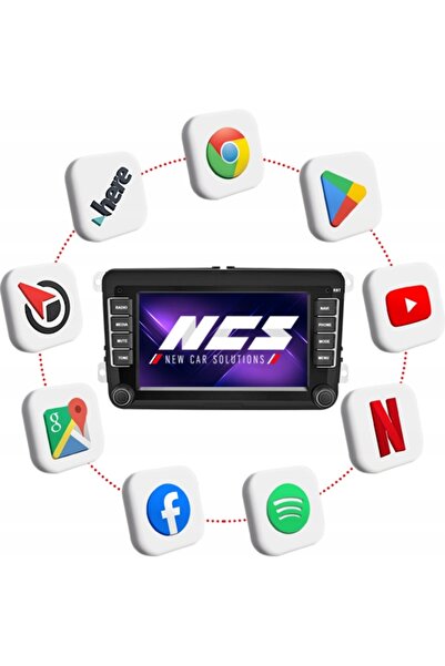 NO BRAND RADIO NAVIGAȚIE NCS RS-404 ANDROID SKODA YETI 2009 - 2015 BLUETOOTH ...