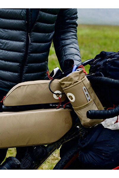 Fjällräven Geantă de bicicletă Fjallraven Hoja Snack Bag L - argilă