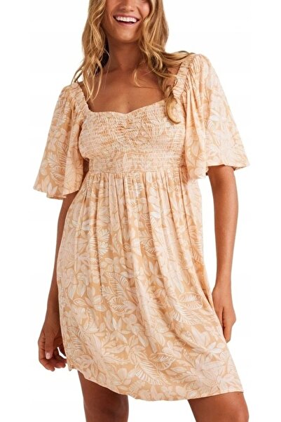 Roxy GOLDEN DAWN Rochie mini de damă, de vară, casual, respirabilă, pentru pu...