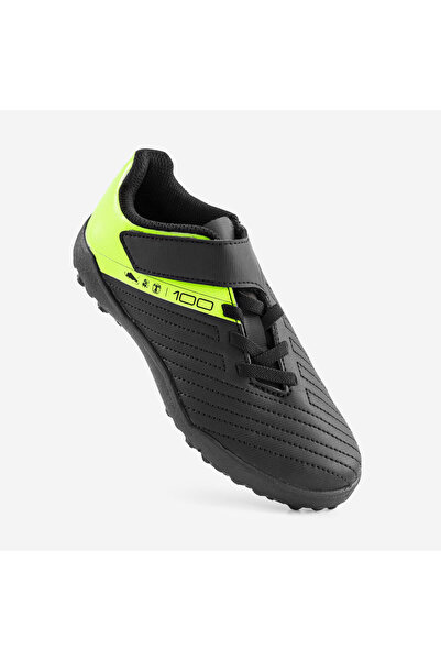 NO BRAND Kipsta 100 Easy Turf TF Ghete de fotbal pentru copii cu închidere cu...