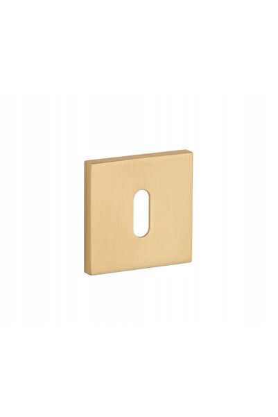 NO BRAND ENGER Rozeta STILE Q SLIM 7MM GOLD SATIN - auriu mat pentru cheie
